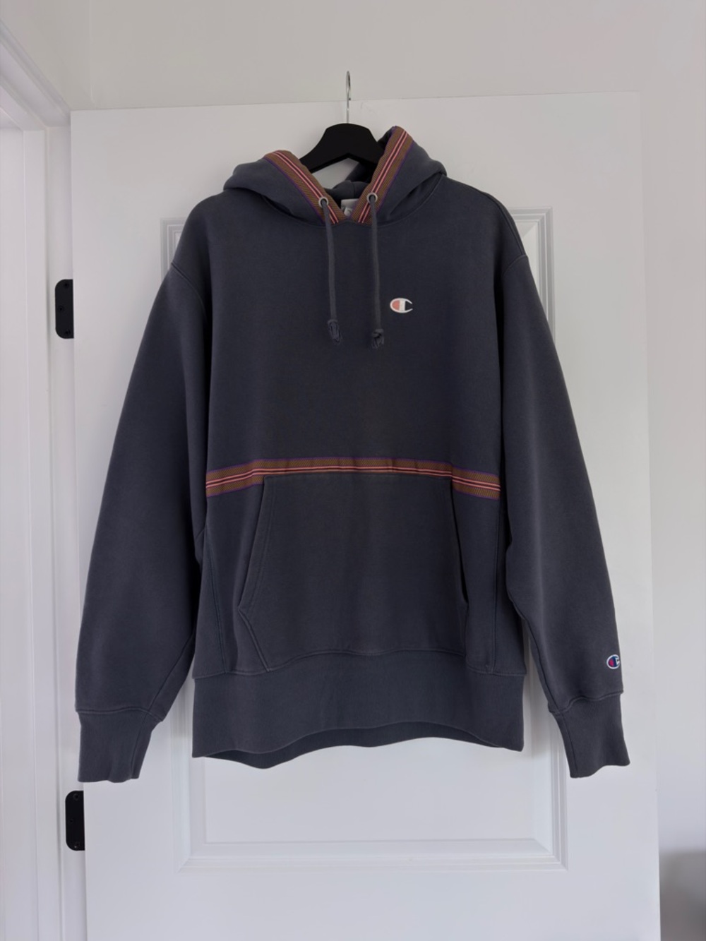 Champion Hoodie Gray Size L